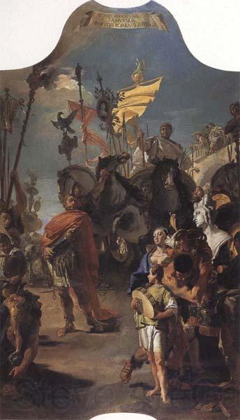 Giambattista Tiepolo The Triumph of Marius Spain oil painting art
